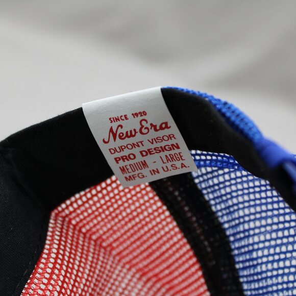 Indianapolis Indians Hat (VTG) - Tri Colour Trucker Hat by New Era - Snapback - Picture 8 of 8